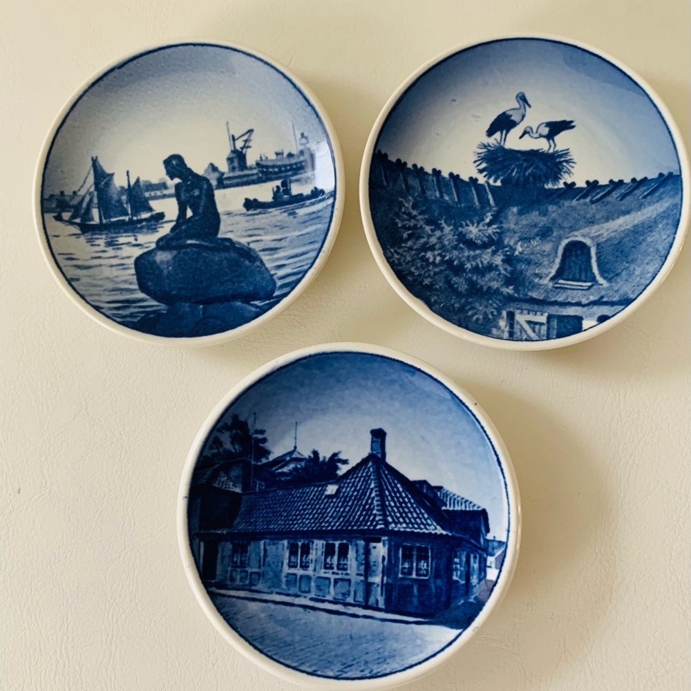 Royal Copenhagen blue plates